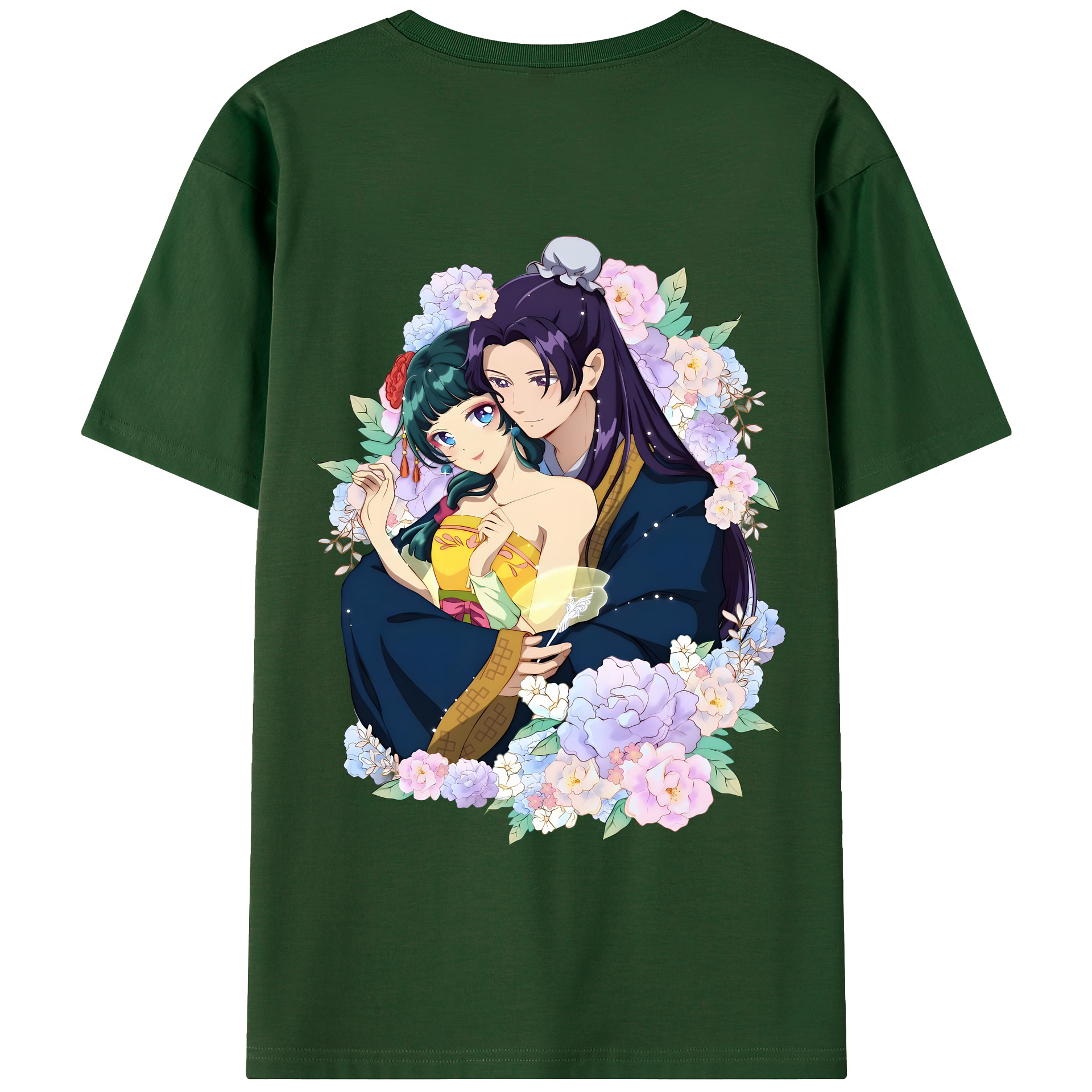 （画像用） 薬屋のひとりごと The Apothecary Diaries 綿100％半袖Tシャツ（背面プリント）